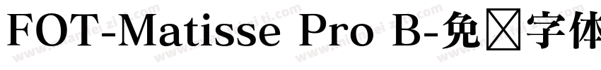 FOT-Matisse Pro B字体转换